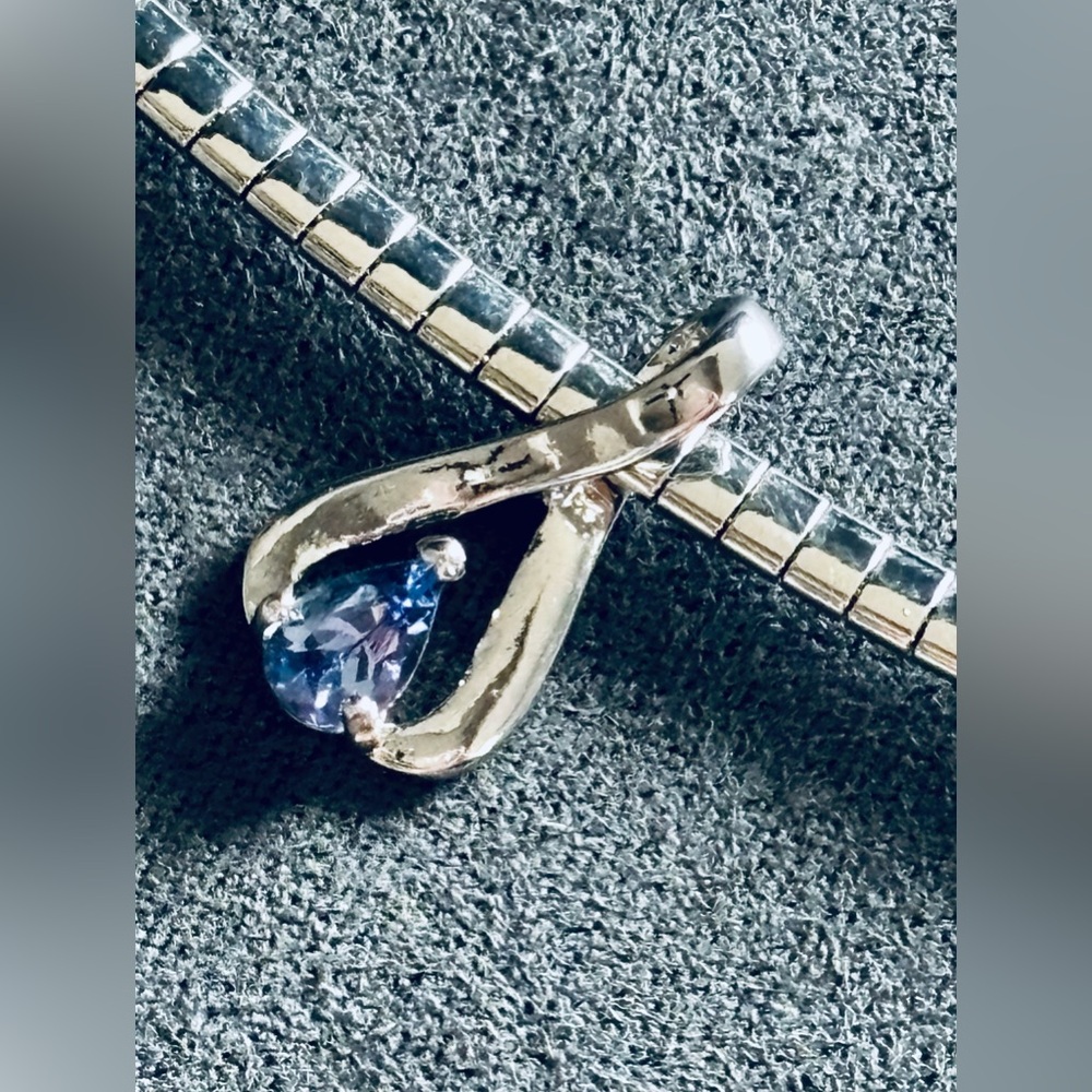 Safi Kalima Tanzanite Necklace - Picture 2 of 7